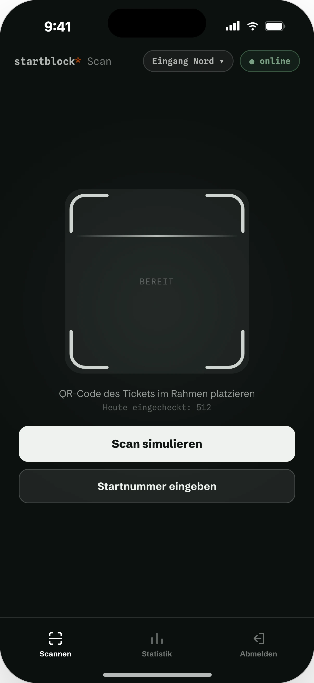 startblock App: Scanner